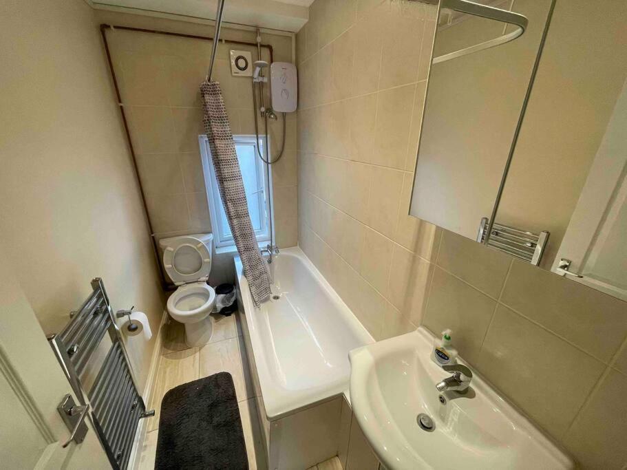 Comfortable 1 Bedroom And Double Sofa Bed Flat London Exterior foto